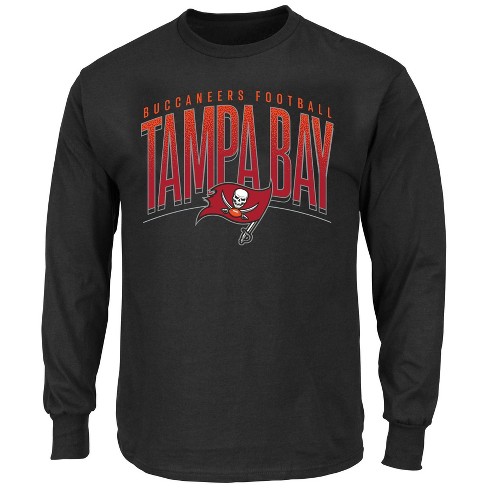 Nfl Tampa Bay Buccaneers Men's Big & Tall Long Sleeve Cotton Core T-shirt :  Target
