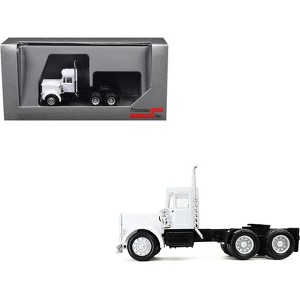 Peterbilt Short Day Cab White 1/87 (HO) Scale Plastic Model Car by Promotex - 1 of 4