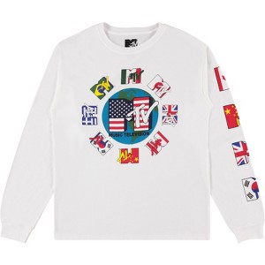 Mens MTV Long Sleeve Shirt - #TBT Mens 1980's 1990'S Clothing - I Want My MTV Music Television T-Shirt - 1 of 4