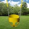 Gorilla Playsets Full Bucket Toddler Swing - Yellow with Yellow Chains - 2 of 3