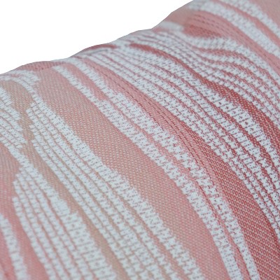 Clove Blush 17" Jacquard Throw Pillows with Inserts, Set of 2