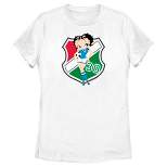 Women's Betty Boop Italy Soccer Badge T-Shirt