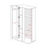 Grande Locking Media Storage - Prepac - 3 of 4