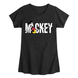 Girls' - Disney - Mickey & Friends Fitted Short Sleeve Graphic T-Shirt - 1 of 4