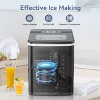 Kismile 26-lbs. Ice Per day Countertop or portable Bullet Ice Maker - 4 of 4