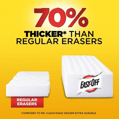 Easy-Off Unscented Heavy Duty Eraser Sponge Appliance Cleaners - 3ct: Box, Stainless Steel, Oven, 5 of 16