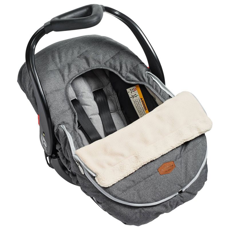 JJ Cole Car Seat Cover - Heather Gray, 2 of 7