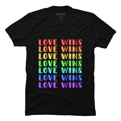 Adult Design By Humans Humans Love Wins Pride Repeat By CNTT668 T-Shirt