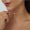 14K Gold/Silver Cross Necklace, Minimalist Dainty Pendant Chain, Everyday Religious Jewelry Gift for Women - 2 of 4
