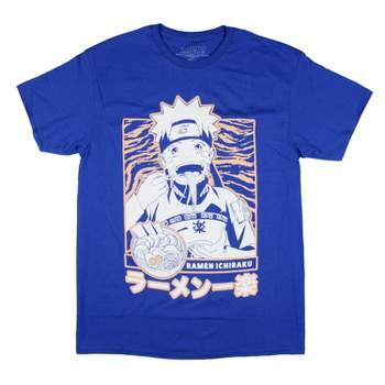 Naruto Shippuden Mens' Ramen Ichiraku Poster Style Anime Graphic T-Shirt Adult