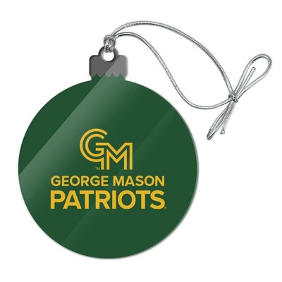 George Mason University Primary Logo Acrylic Christmas Tree Holiday Ornament