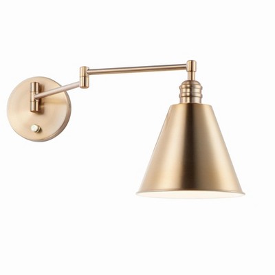 Maxim Lighting Library 1 - Light Swing Arm Lamp in  Heritage