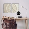 Stupell Industries Rustic Mandala Boho Pattern 2pc Framed Giclee Art Set - 3 of 4