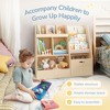 Arceso 4-in-1 Kids Bookshelf & Toy Storage, 3-Tier Organizer with Removable Bins for Kids' Room - 4 of 4