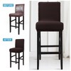 PiccoCasa Pub Counter Stool Cover Chair Seat Cover Stretch Washable Slipcovers Bar Stool Covers - 3 of 3