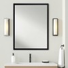 HomeRoots 32" Black Framed Bathroom Vanity Mirror - 2 of 4
