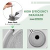 Sandinrayli Portable Flush Toilet Camping Porta Potty for Travel Hiking with 5.3 Gal. Tank - 3 of 4
