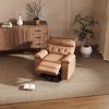 Recliner Chair, PU Leather Electric Reclining Sofa with Massage for Adults, 270° Swivel Home Theater Seating - 4 of 4