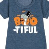 - SpongeBob SquarePants - Boo-tiful Graphic Short Sleeve Fleece Dress - 2 of 4
