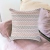 Set of Four 18" X 18"  Beach Chevron Cotton Zippered Pillow - 2 of 4