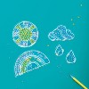 5ct Summer Craft Gem Art Sun Catchers - Mondo Llama™ - 2 of 4
