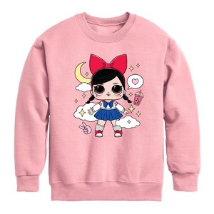Boys' - LOL Surprise! - Fanime Kawaii Graphic Long Sleeve Fleece Sweatshirt - 1 of 4