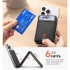 SURITCH for MagSafe Wallet with Stand, NFC-Supported Card Holder with RFID Blocking, Tri-fold Magnetic Wallet for iPhone 16/15/14/13/12 Series, Black - 3 of 3