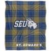 St. Edward'S University Campus Plaid Spirit Silky Touch Super Soft Throw Blanket 50x60 - 2 of 4
