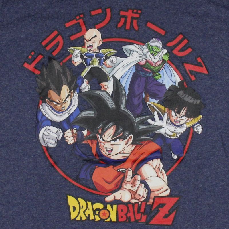 Dragon Ball Z Super Men's Goku Vegeta Krillin Character Group T-Shirt Adult, 3 of 5