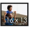 PosterPalooza | Modernist Black Picture Frame - UV Acrylic, Backing Board, Hanging Hardware Included - 2 of 4