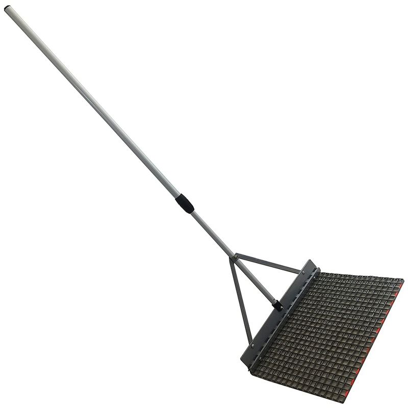 Yard Tuff YTF-218DM Steel Head and Brace Lightweight Aluminum Handle Drag Mop for Gravel, Dirt, and Soil Grading, for Both Hand Dragging and Towing, 1 of 6