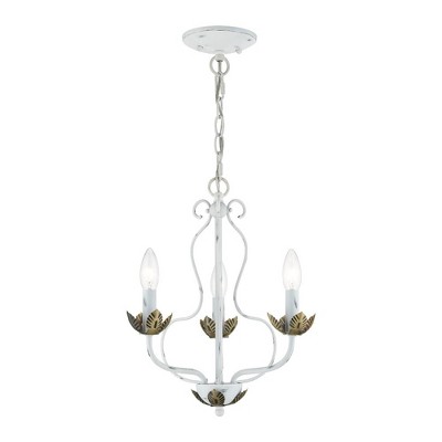 Livex Lighting Katarina 3 - Light Chandelier in  Antique White