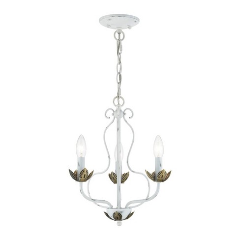 Livex Lighting Katarina 3 - Light Chandelier in  Antique White - image 1 of 1