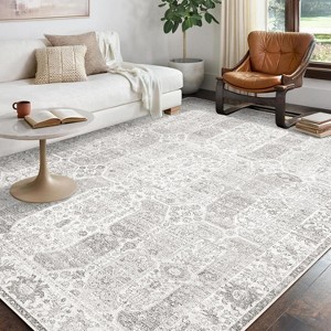 ABYNOW Washable Area Rug Gray,8X10FT - 1 of 1