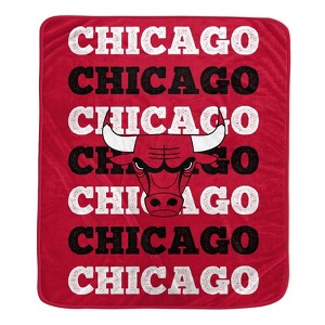 NBA Chicago Bulls Repeat Refresh Ultra Soft Blanket - 1 of 3