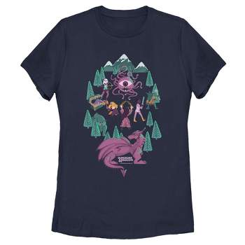 Women's Dungeons & Dragons Let The Adventure Begin, Watch Out For Monsters T-Shirt