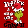 Junior's Dr. Seuss Christmas Grinch You're a Mean One Portrait T-Shirt - 2 of 4