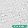 LunaLulinlk Waffle Weave White Fabric Shower Curtain - 3 of 4