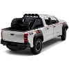 2024 Toyota Tundra TRD Off Road Edition Truck Silver Metallic with TRD Stripes w/Sunroof and Wheel Rack 1/24 Diecast Model Car - 4 of 4