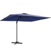 Sonkuki 10X8FT Outdoor Patio Cantilever Umbrella With Canopy, 360°Rotation Offset Umbrella - 2 of 4