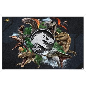 Trends International Jurassic World: Rebirth (2025) - Group Framed Wall Poster Prints - 1 of 4