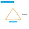 Unique Bargains Copper DIY Crafts Jewelry Making Durable Beading Hoop Earrings 60 Pcs - 2 of 4