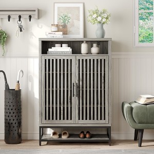 6-Tier Shoe Storage Cabinet with Adjustable Shelves, Freestanding Shoe Organizer - 1 of 4