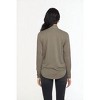 Women's Cupro Draped Surplice Top - Veronica M S - 3 of 4