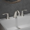 5-Inch Widespread Bathroom Sink Faucet - 2-Handle Low Arc Vanity Faucet | 3-Hole Basin Faucet with Pop-Up Drain & cUPC Water Supply Lines - 2 of 4