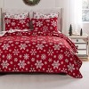 Greenland Home Fashions Snowflakes 2-Piece Twin/XL Coverlet Set, 68x88 Inch - 2 of 4