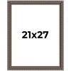 PosterPalooza | Ornate Black Picture Frame - UV Acrylic, Foam Board Backing, Hanging Hardware - 2 of 4