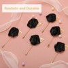 Unique Bargains Realistic Rose Boutonnieres Flower Pins for Wedding Ceremony 24 Pcs - 3 of 4