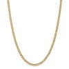 Black Bow Jewelry 4.3mm, 14K Yellow Gold, Hollow Curb Link Chain Necklace - 2 of 4