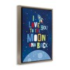 Stupell Industries Moon & Back with Rocket Ship, 17" x 21" - 3 of 4